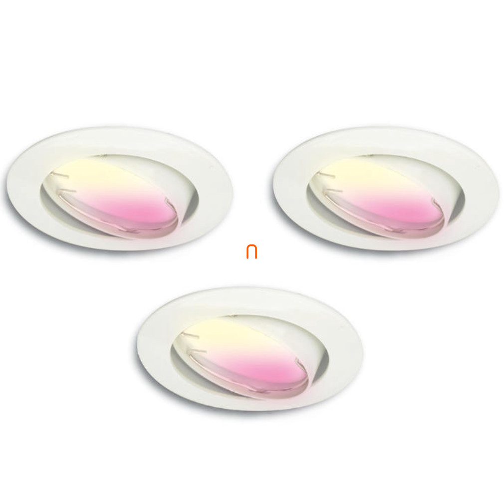 Spot de tavan încastrat cu 3xGU10 RGB LED - iDual JE1195430