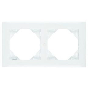 Efapel Logus90 Cadru dublu de bază, alb 90920 TBR