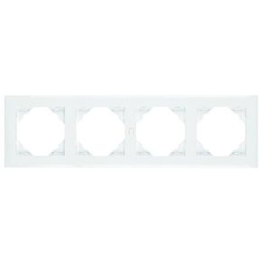 Efapel Logus90 Cadru cvadruplu de bază, alb 90940 TBR