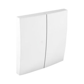   Efapel Logus90 pereche de chei duble, capac comutator, alb 90611 TBR