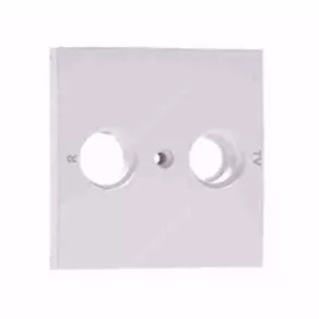 Capac Efapel pentru conector R-TV, alb (90685-TBR)