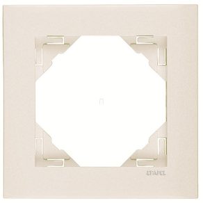   Efapel Logus90 Aquarella ramă simplă, alb gheață 90910 TGE