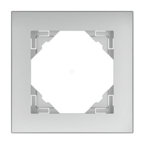 Efapel Logus90 Aquarella ramă simplă, aluminiu 90910 TAL