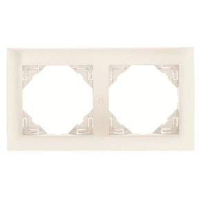 Efapel Logus90 Aquarella cadru dublu, alb gheață 90920 TGE