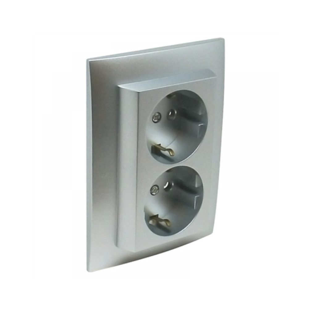 Elko Ep dublu conector, gri (90331-CIS)