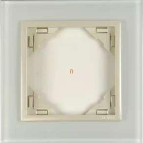 Efapel Crystal ramă simplă, sticlă/sidef, 90910 TCP