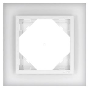   Efapel Logus90 Crystal 90910 TCG ramă simplă, cristal/alb gheață