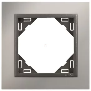 Cadru monobloc Efapel Logus90 Metallo, gri-cromat 90910 TRS
