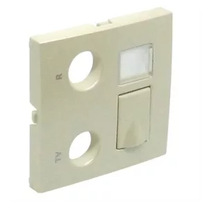   90774 Capac din TPE pentru priza multimedia 21535/21534, culoare sidefat, Elko Ep