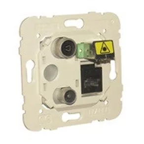   21535 Priză multimedia R-TV-DAT pentru terminal + CAT6 UTP + FO-SC-APC, Elko Ep