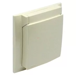 Efapel 90961 Capac din TPE IP44 cu ramă, culoare sidefat