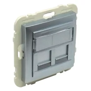   Efapel 90442 SAL Capac pentru conector dublu RJ45, din aluminiu