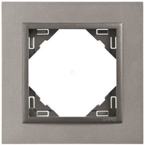   Efapel Logus90 Animato cadru simplu aluminiu/grafit 90910 TAS