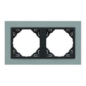 Efapel 90920 TAS ANIMATO 2 ramă, aluminiu și gri