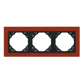 Efapel 90930 TTS ANIMATO ramă triplă, cărămidă/gri