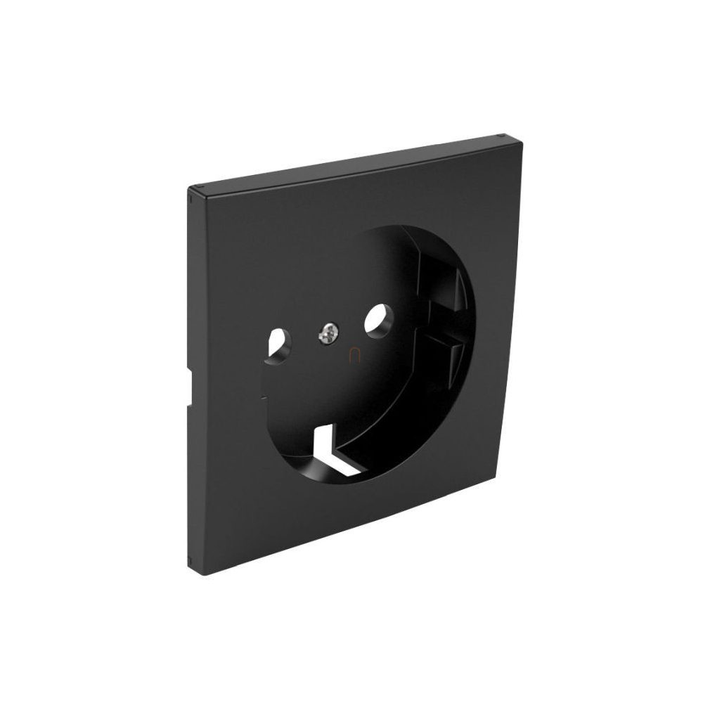 90631 TPM Placă de fixare pentru priză Schuko, negru, Elko Ep