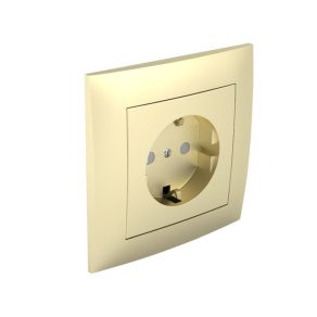 90138_CDU komplett gyerekzáras dugalj, arany, Elko Ep