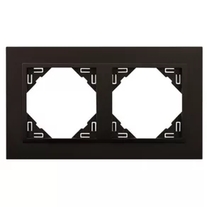 Efapel 90920 TRR ANIMATO ramă dublă, negru