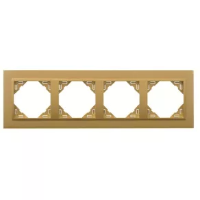   Efapel 90940_TUU ANIMATO Ramă cu patru colțuri, auriu/auriu
