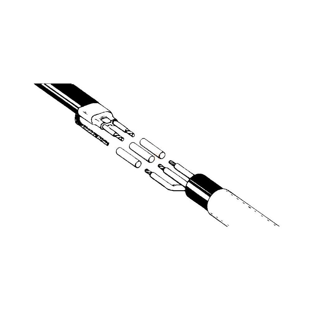 Set DEVI conector + capăt pentru cablu de încălzire cu autoreglare