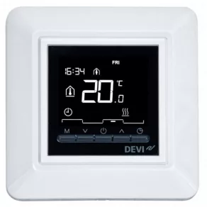 Termostat digital de cameră DEVIreg OPTI cu ramă ELKO