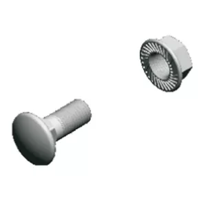 BAKS SGKM8x14 lencsefejű csavar + anya 651241
