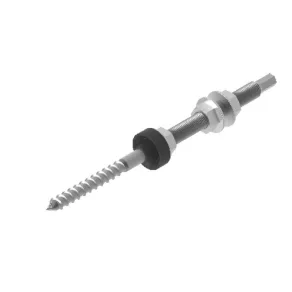   BAKS SWDM10X250E PV ászokcsavar hullám-, trapéz-, pala- és lemezfedéshez tartófül nélkül M10x250mm 898825