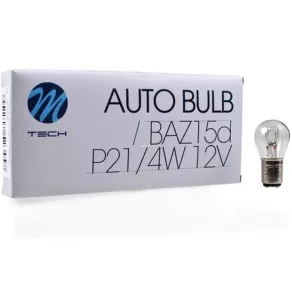   Bec indicator M-TECH P21/4W, 10 bucăți/pachet, în ambalaj deschis