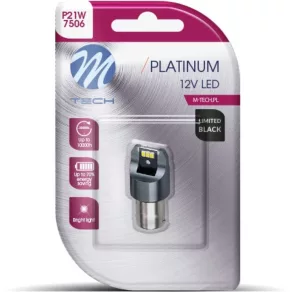 Bec indicator LED M-TECH Platinum P21W