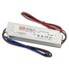   Lpv-60-12v-ip67-mw Sursă de alimentare LED 60W 12V IP67 Mean Well 5901549640953
