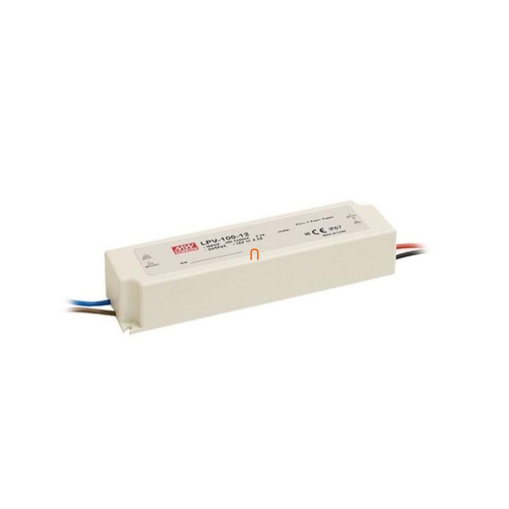 Sursă de alimentare cu o ieșire Clasa 2 pentru aplicații LED, Mean Well, LPV-100-12Vin: 90-264 VAC, Vout: 12 VDC (0-8,5 A), P: 100 WIP67