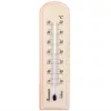 Termometru interior din lemn 15 cm, lemn natural