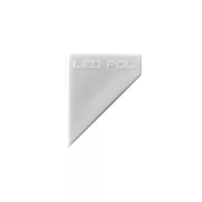   5901752716698 Profil de închidere de capăt pentru bandă LED, profil de colț din aluminiu, partea stângă ORO-CAP-UNI-COR-L