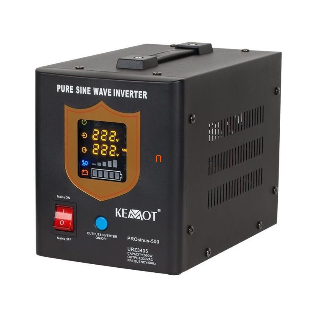 Kemot sursa de alimentare neîntreruptă 500W 230/230V sinusoidală, neagră, fără baterie URZ3405B
