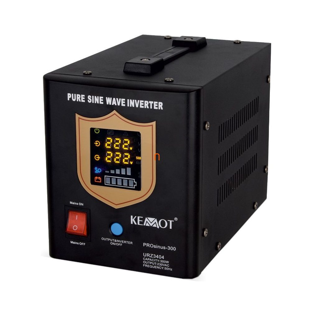 Kemot sursa de alimentare neîntreruptă 300W 230/230V sinusoidală, neagră, fără baterie URZ3404B