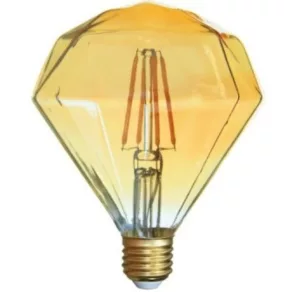   Decor LED 4W E27 360lm 2200K sursă de lumină albă caldă Ra80 230V VINTAGE ORO-E27-DA108-FL-CRYSTAL-4W-WW 5902533192366 Led-Pol