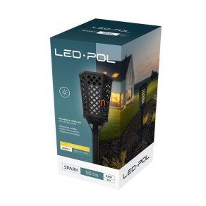   Lampă de exterior care poate fi fixată în pământ Lampă solară de 0,5 W ORO-SPARK-II 5902533197385
