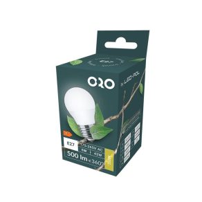   LED glob mic 5W E27 500lm 4000K sursă de lumină albă neutră Ra80 230V ORO-E27-G45-TOTO-5W-DW 5902533198726 Led-Pol