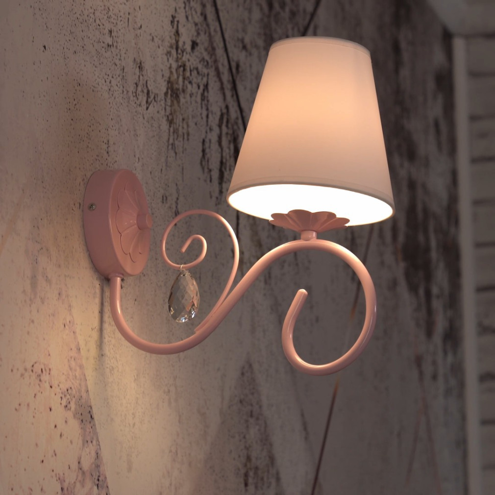 Lampa de perete pentru copii, roz - Sara Milagro MLP1050
