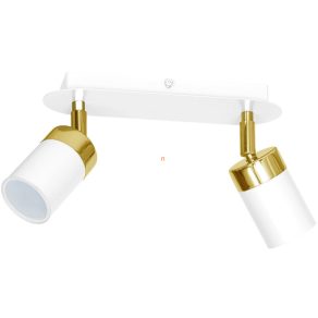  Lampă spot cu două socluri, albă și aurie - Joker Milagro MLP6129