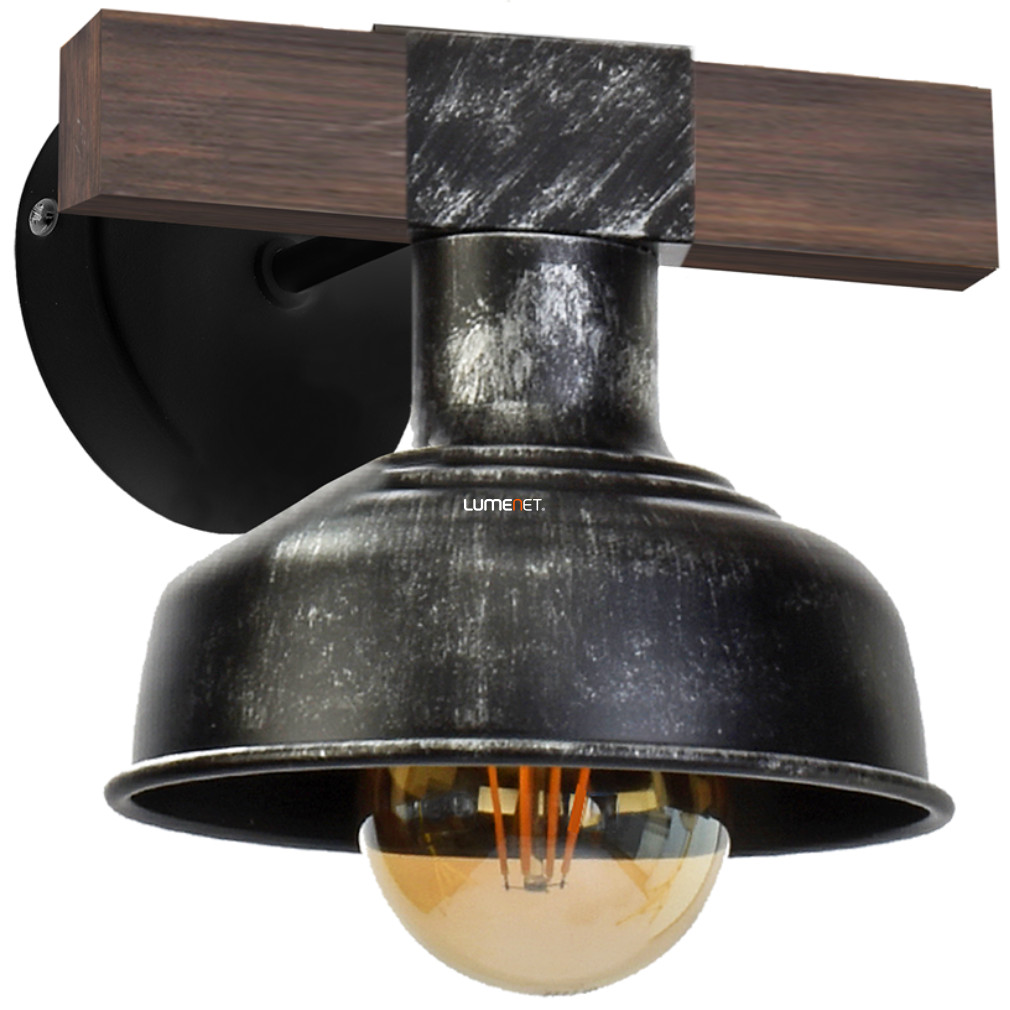 Lampă de perete rustică (Faro Black)