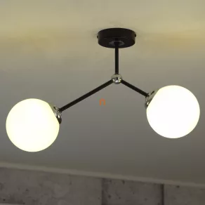Aplică cu două becuri, negru - Joy Milagro MLP7526
