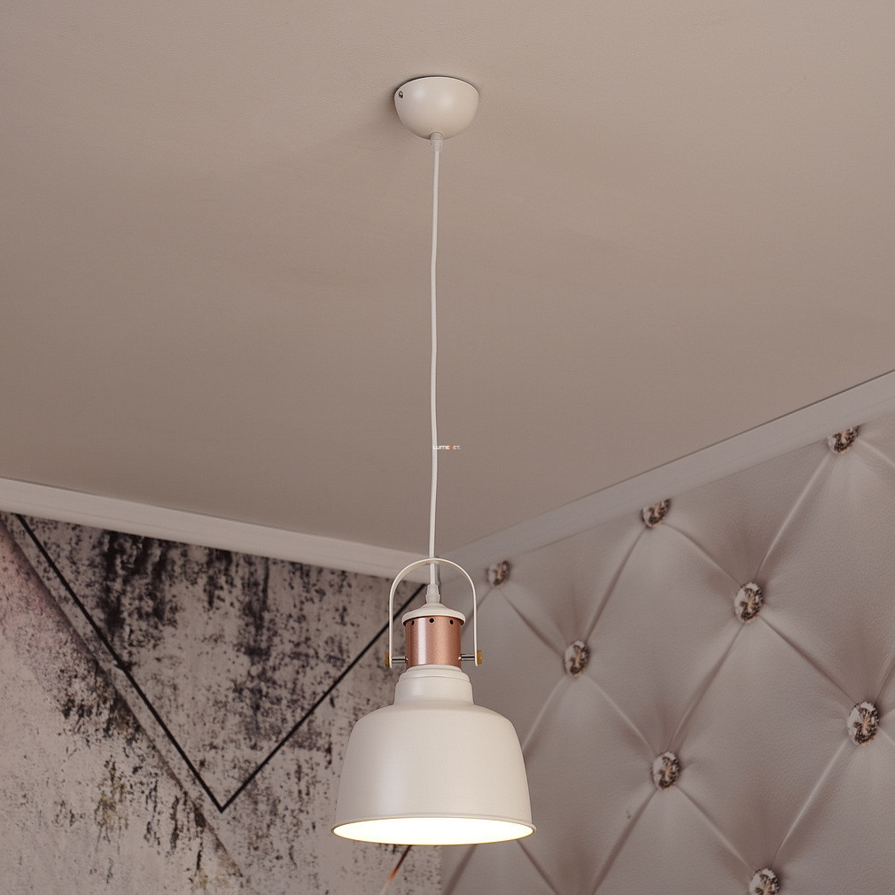 Lampa suspendată Loft în culoare albă - Noor GTV OS-NOOR-00-DEC