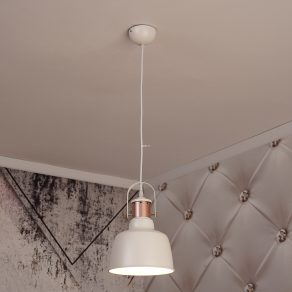   Lampă suspendată Loft în culoare albă - Noor GTV OS-NOOR-00-DEC