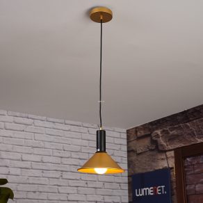 Lampă suspendată în culoarea auriu, - GTV OS-PRIVE-40-DEC