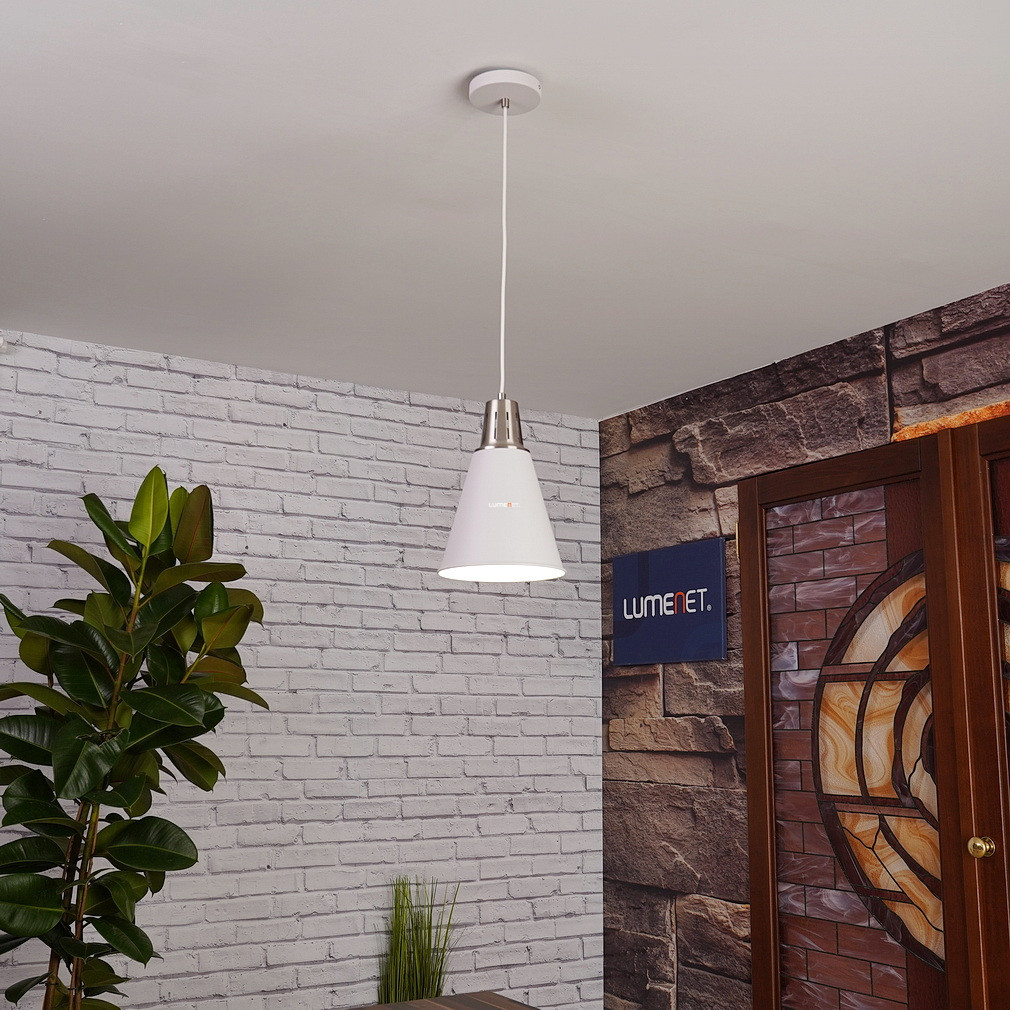 Lampa suspendată în culoare albă, 22 cm - Gianni GTV OS-GIAN-E27-03-DEC