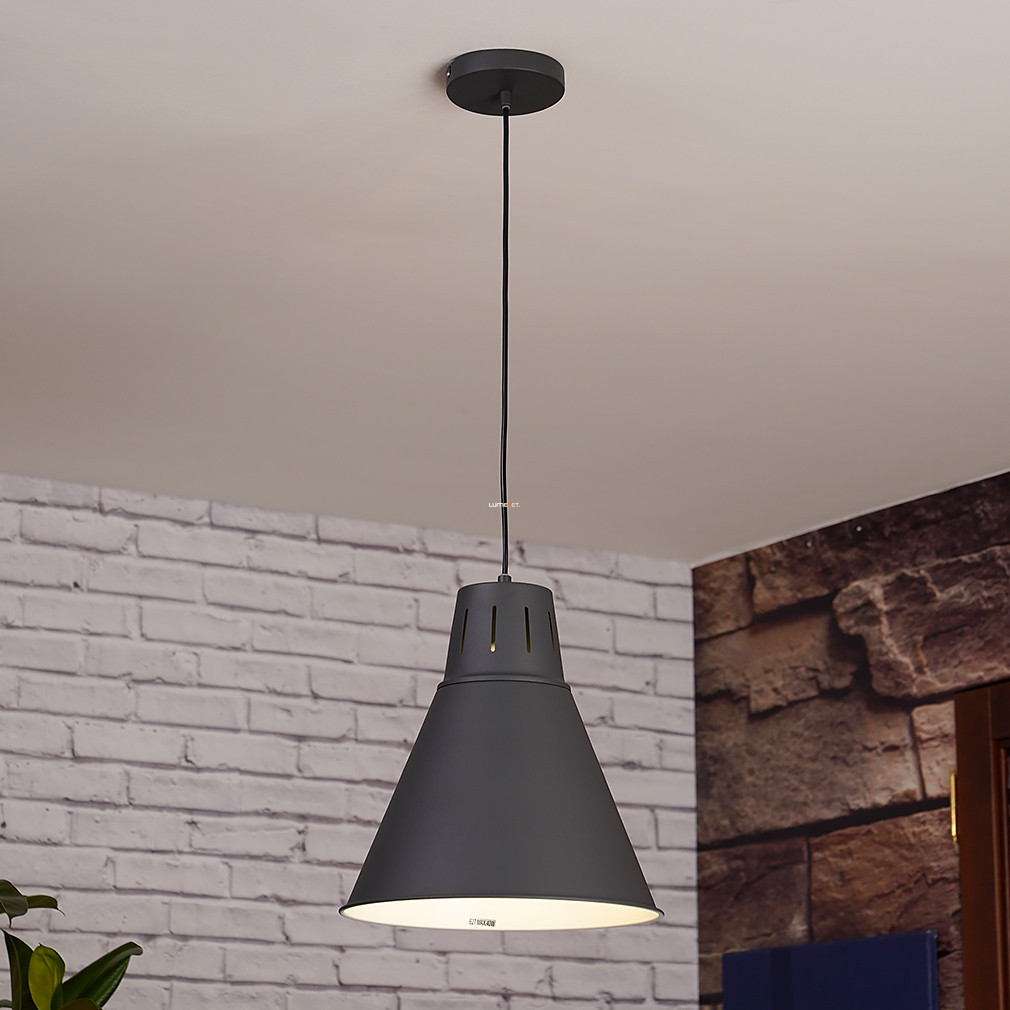 Lampa suspendată neagră - Gianni GTV OS-GIAN-L-E27-10-DEC
