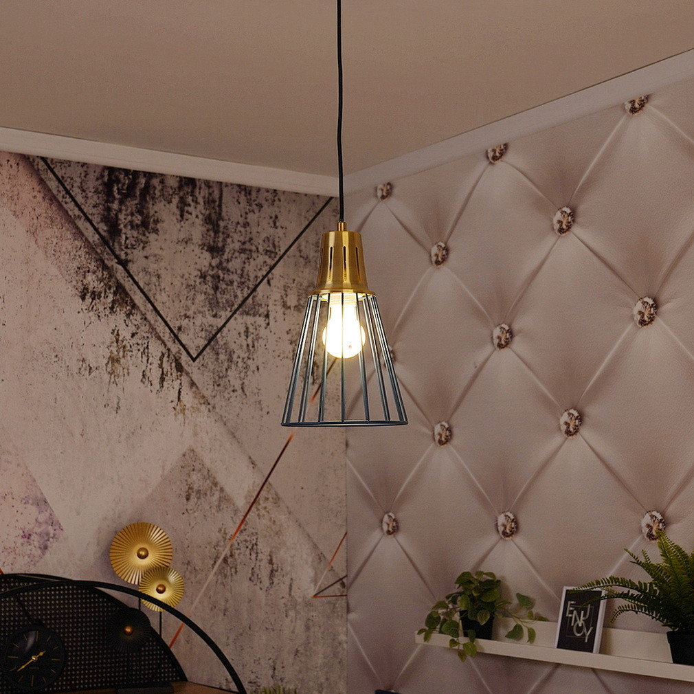 Lampa suspendată albastră - Kaliope GTV OS-KAL-E27-25-DEC