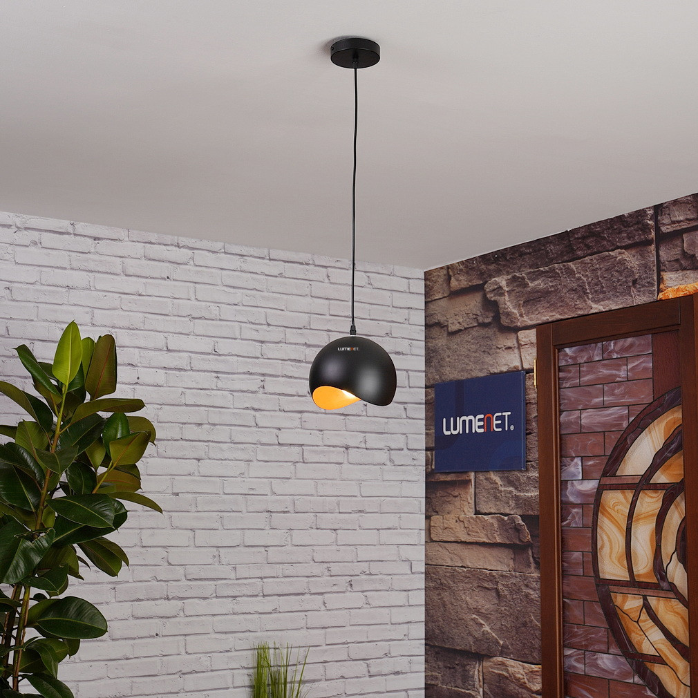 Lampa suspendată modernă în culori negru-roșu - Mavia GTV OS-MAV-12-DEC