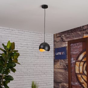   Lampă suspendată modernă în negru și roșu - Mavia GTV OS-MAV-12-DEC